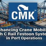 Enhancing Crane Mobility with C Rail Festoon Systems in Port Operations